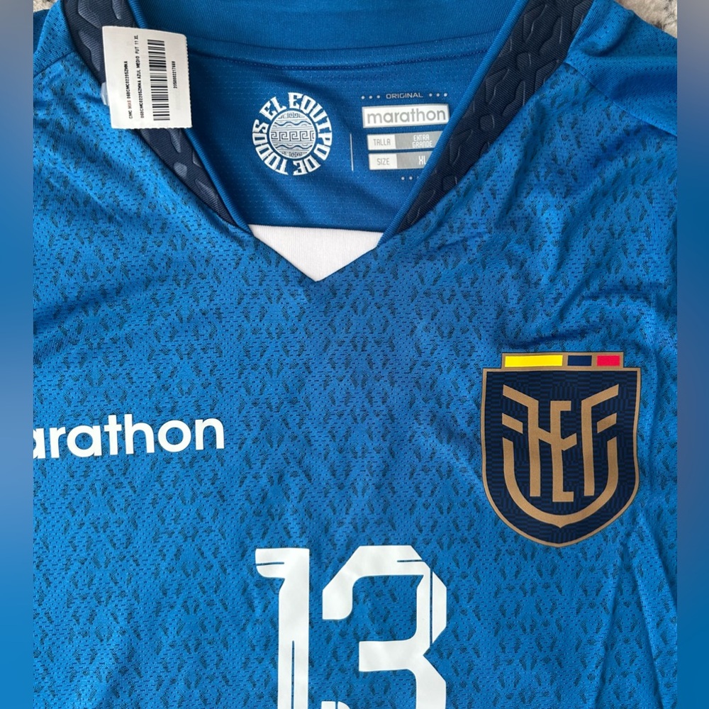 Marathon Authentic WC Qualifiers 2026 Ecuador Enner Valencia Jersey Men’s Sz: XL - Picture 3 of 8